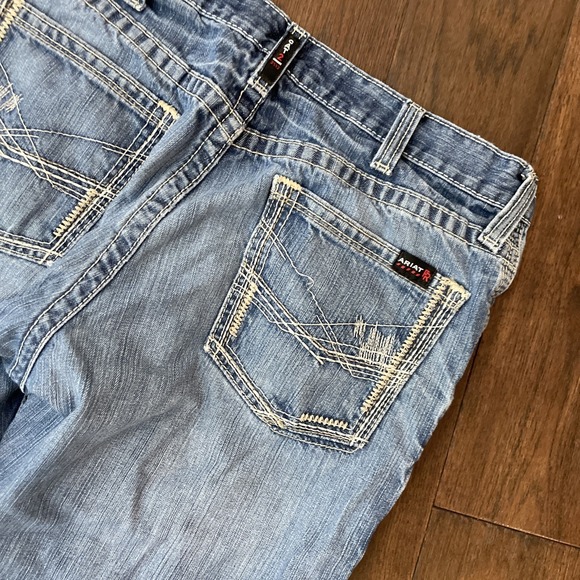 Ariat FR M4 Jeans CAT 2 2112 Low Rise Boot Blue Denim Flame Resistant 36X34 - Picture 5 of 5